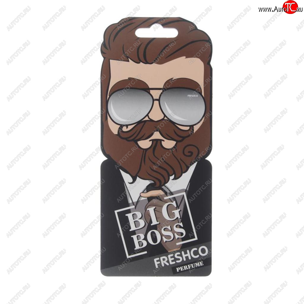 123 р. Ароматизатор подвесной пластина (парфюм) TM Boss Территория мужчин FRESHCO FRESHCO ar1tm030  с доставкой в г. Кемерово