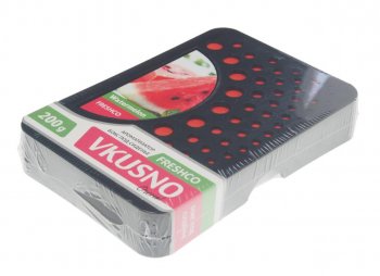 439 р. Ароматизатор под сиденье гелевый (арбуз) 200г Vkusno FRESHCO FRESHCO ar4bx030  с доставкой в г. Кемерово. Увеличить фотографию 1