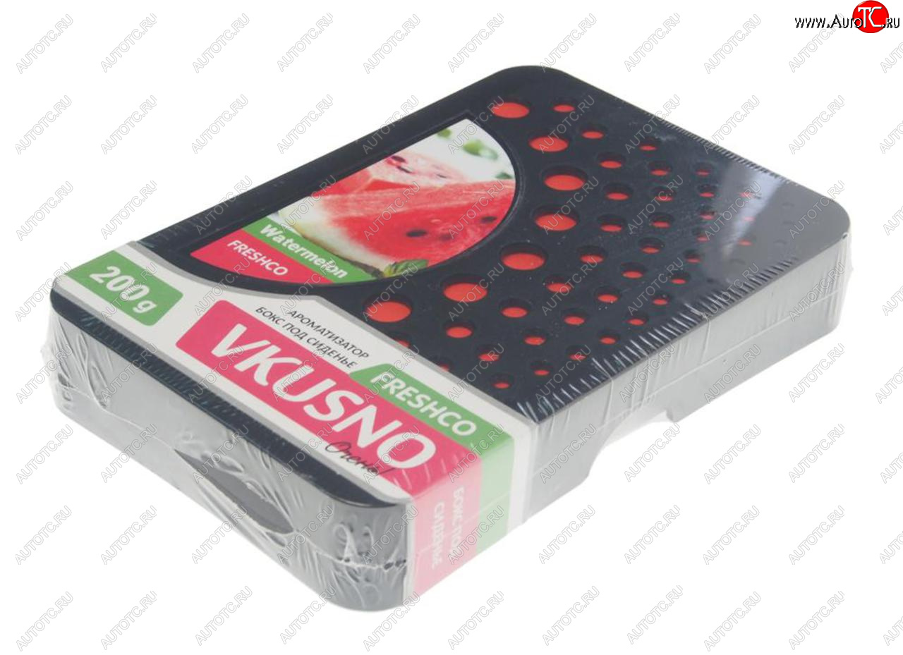 439 р. Ароматизатор под сиденье гелевый (арбуз) 200г Vkusno FRESHCO FRESHCO ar4bx030  с доставкой в г. Кемерово