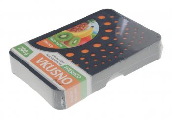 439 р. Ароматизатор под сиденье гелевый (тутти-фрутти) 200г Vkusno FRESHCO FRESHCO ar4bx080  с доставкой в г. Кемерово. Увеличить фотографию 1