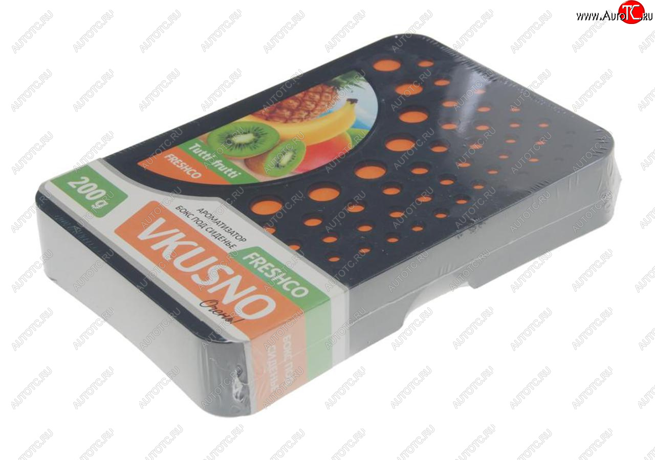 439 р. Ароматизатор под сиденье гелевый (тутти-фрутти) 200г Vkusno FRESHCO FRESHCO ar4bx080  с доставкой в г. Кемерово