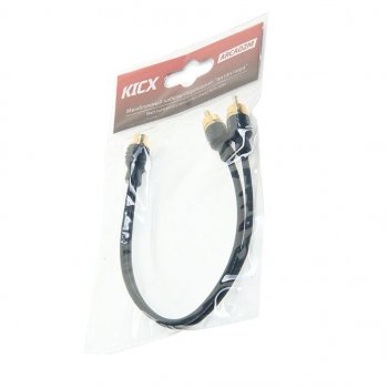 479 р. Кабель RCA 1х2 адаптер KICX KICX arca02m  с доставкой в г. Кемерово. Увеличить фотографию 1