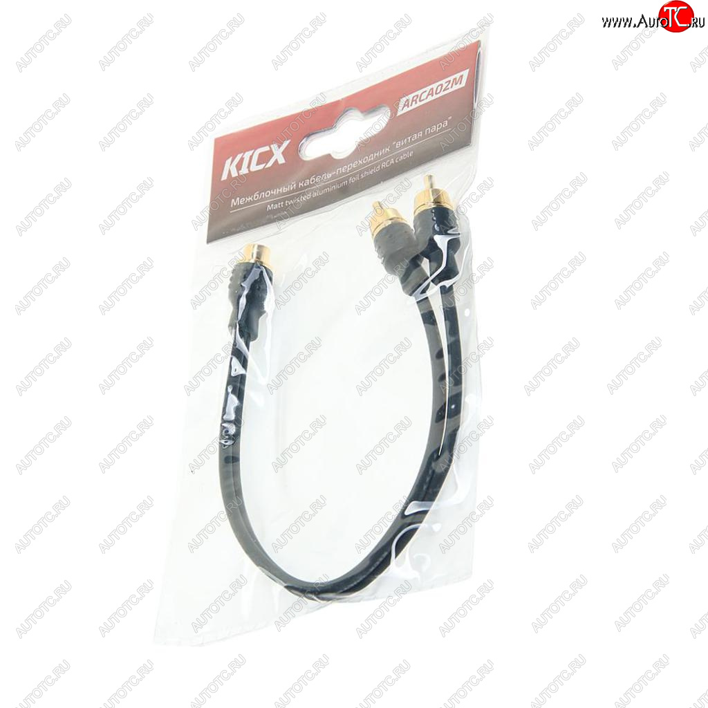 479 р. Кабель RCA 1х2 адаптер KICX KICX arca02m  с доставкой в г. Кемерово