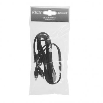 1 129 р. Кабель RCA 2х2 1.8м KICX KICX arca18  с доставкой в г. Кемерово. Увеличить фотографию 1