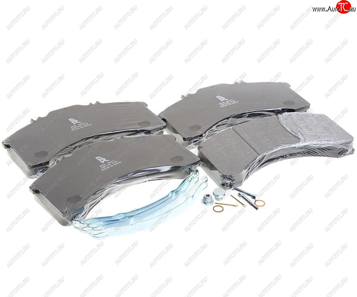 889 р. Колодки тормозные IVECO дисковые (241x125x25) (4шт.) ASK ASK as606111a0  с доставкой в г. Кемерово