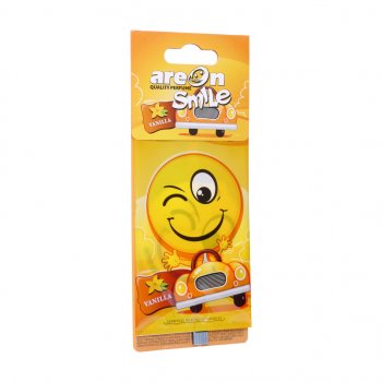 68 р. Ароматизатор подвесной пластина (ваниль) Smile AREON AREON asd11  с доставкой в г. Кемерово. Увеличить фотографию 1