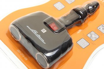 819 р. Разветвитель прикуривателя 2-х гнездовой 12V 2USB AIRLINE AIRLINE asp-2tu-08  с доставкой в г. Кемерово. Увеличить фотографию 2
