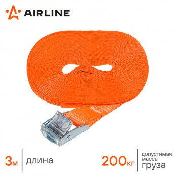 229 р. Стяжка крепления груза 0.2т 3м-25мм (полиэстер) с фиксатором AIRLINE AIRLINE as-t-01  с доставкой в г. Кемерово. Увеличить фотографию 4