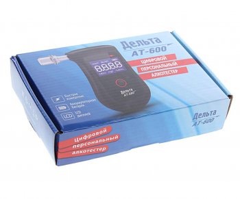 2 699 р. Алкотестер цифровой до 1.99 промилле LCD дисплей, звуковой сигнализатор ДЕЛЬТА ДЕЛЬТА ат-600  с доставкой в г. Кемерово. Увеличить фотографию 3