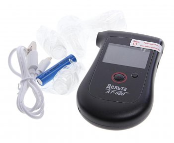 2 699 р. Алкотестер цифровой до 1.99 промилле LCD дисплей, звуковой сигнализатор ДЕЛЬТА ДЕЛЬТА ат-600  с доставкой в г. Кемерово. Увеличить фотографию 1