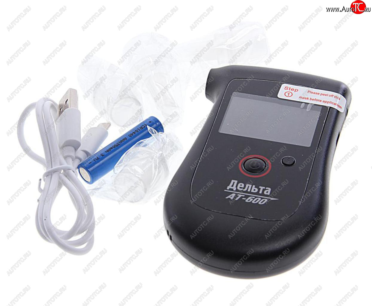 2 699 р. Алкотестер цифровой до 1.99 промилле LCD дисплей, звуковой сигнализатор ДЕЛЬТА ДЕЛЬТА ат-600  с доставкой в г. Кемерово