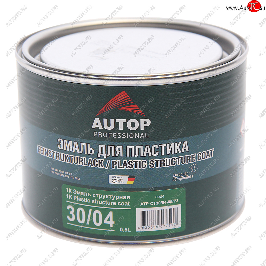 839 р. Краска для бамперов серая структурная 0.5л AUTOP AUTOP atр-ct3004-05p3  с доставкой в г. Кемерово