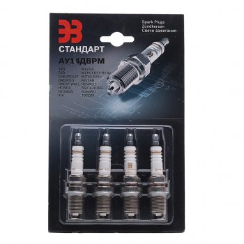 689 р. Свеча зажигания ВАЗ-2110 16V АИ-95 (блистер) комплект 4шт. ЗАЗС ЗАЗС ау 14дврм (1,0)  с доставкой в г. Кемерово. Увеличить фотографию 1