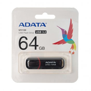 469 р. Карта памяти USB 64GB ADATA A-DATA auv150-64g-rbk A-DATA auv150-64g-rbk  с доставкой в г. Кемерово. Увеличить фотографию 1