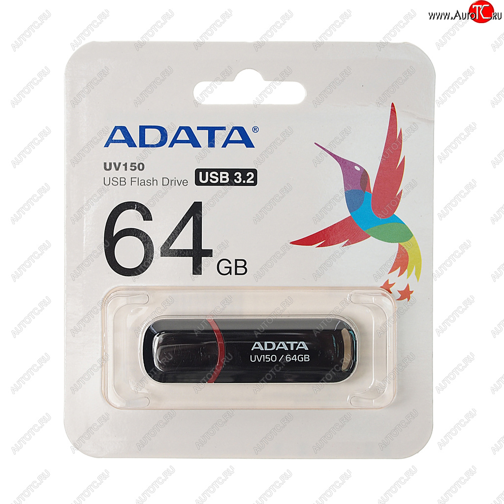 469 р. Карта памяти USB 64GB ADATA A-DATA auv150-64g-rbk A-DATA auv150-64g-rbk  с доставкой в г. Кемерово