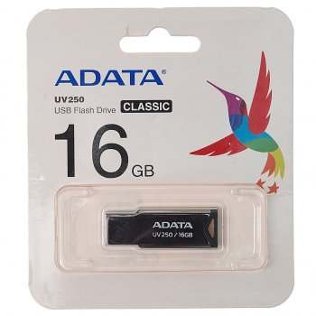 499 р. Карта памяти USB 16GB A-DATA A-DATA auv250-16g-rbk  с доставкой в г. Кемерово. Увеличить фотографию 1