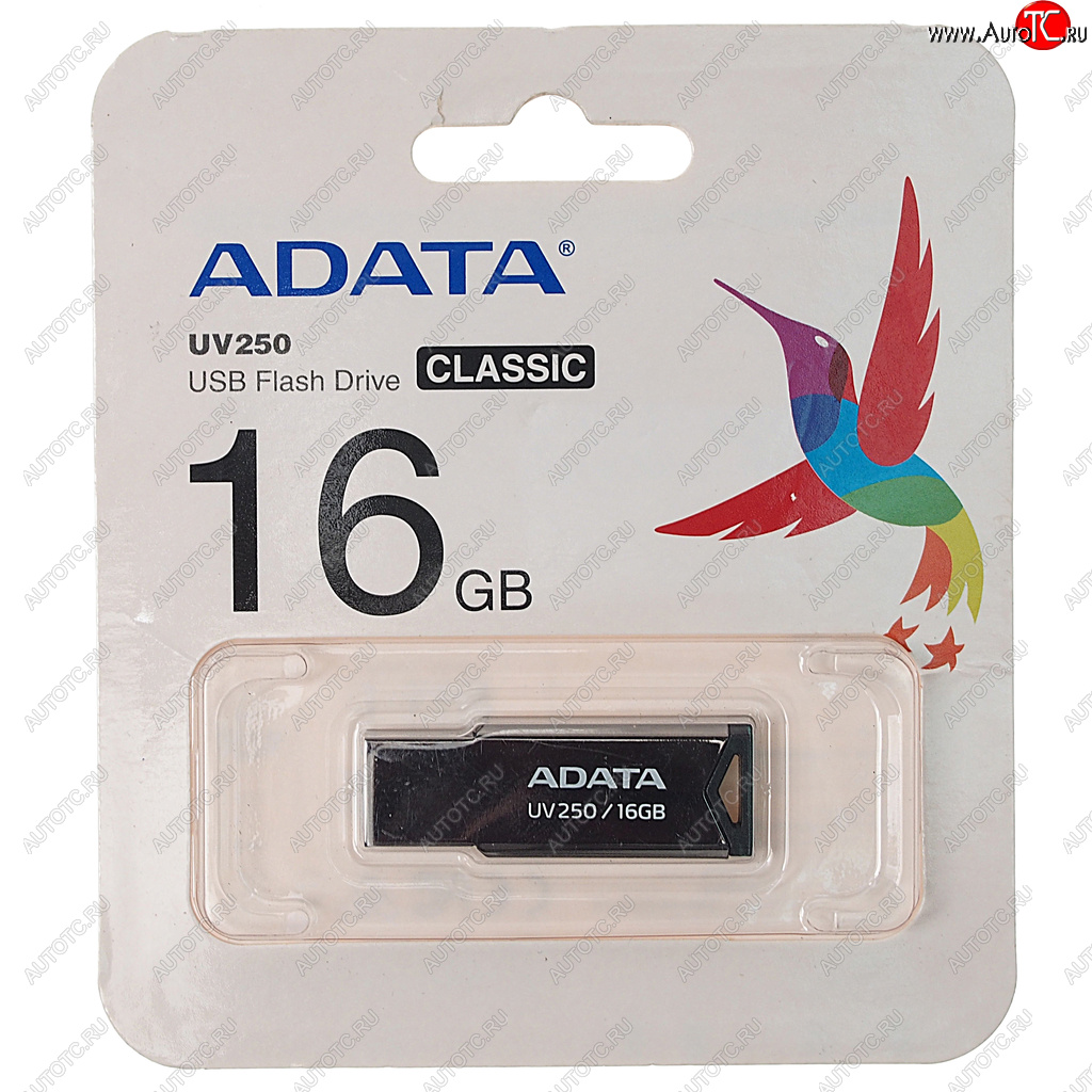 499 р. Карта памяти USB 16GB A-DATA A-DATA auv250-16g-rbk  с доставкой в г. Кемерово