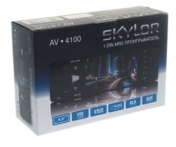 4 799 р. Магнитола автомобильная 1DIN SKYLOR SKYLOR av-4100  с доставкой в г. Кемерово. Увеличить фотографию 6
