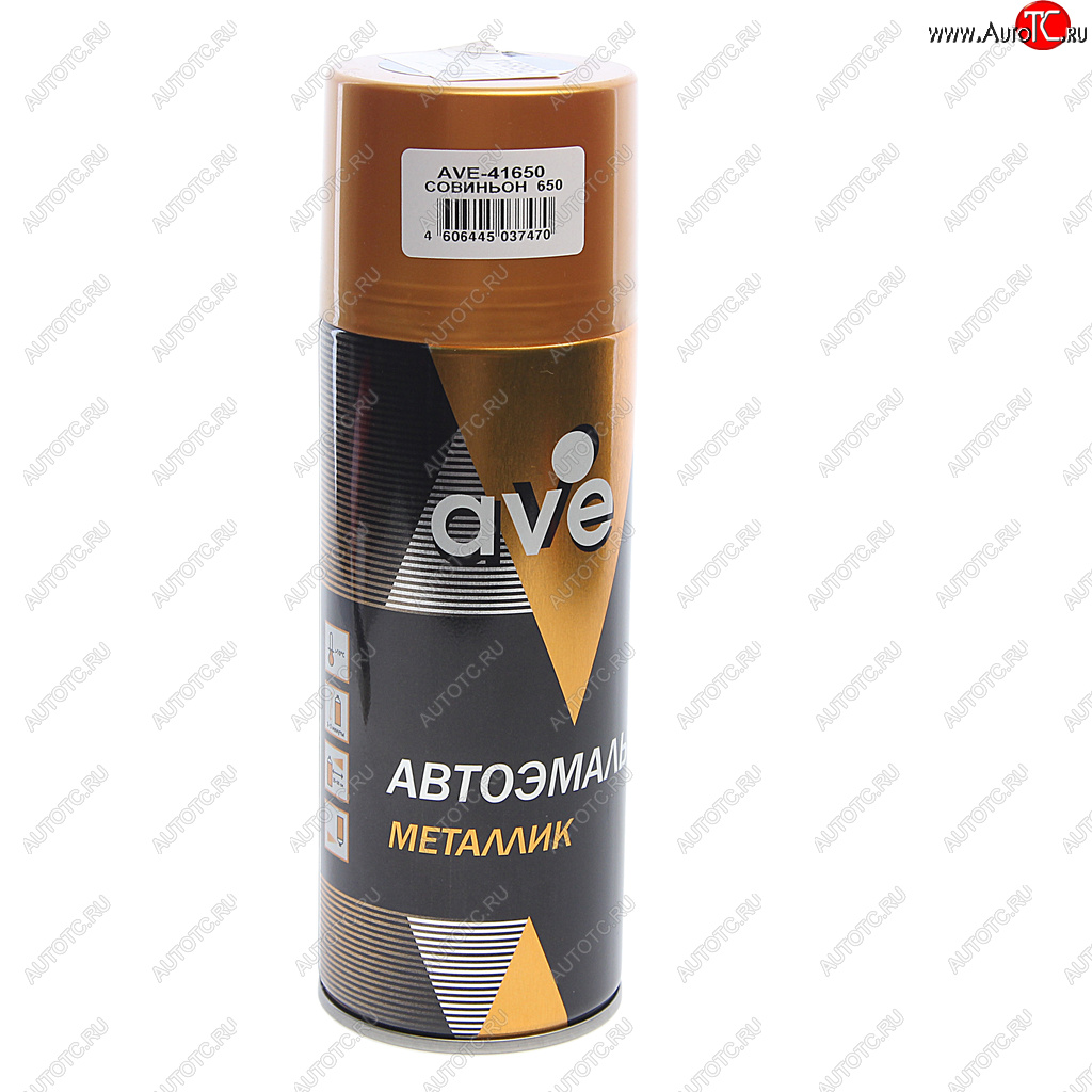 439 р. Краска 650 совиньон металлик аэрозоль 520мл AVE AVE ave 41650  с доставкой в г. Кемерово