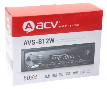 2 689 р. Магнитола автомобильная 1DIN ACV ACV avs-812w  с доставкой в г. Кемерово. Увеличить фотографию 4