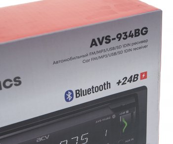 3 299 р. Магнитола автомобильная 1DIN 12V/24V ACV ACV avs-934bg ACV avs-934bg  с доставкой в г. Кемерово. Увеличить фотографию 5