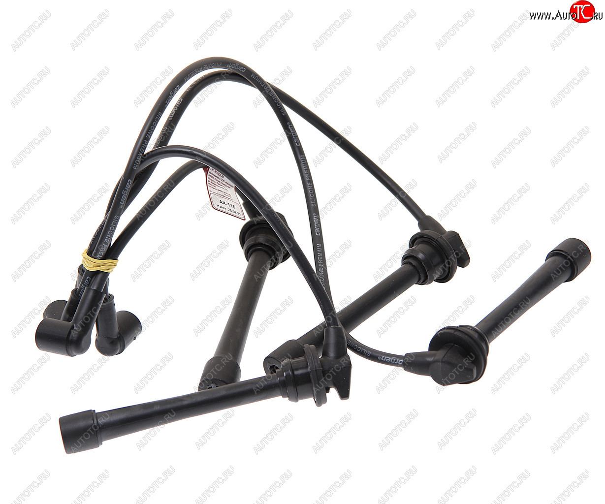 1 399 р. Провод высоковольтный HYUNDAI Elantra (1.61.82.0),Sonata 5 (06-) (2.0) комплект CARGEN CARGEN ax116  с доставкой в г. Кемерово
