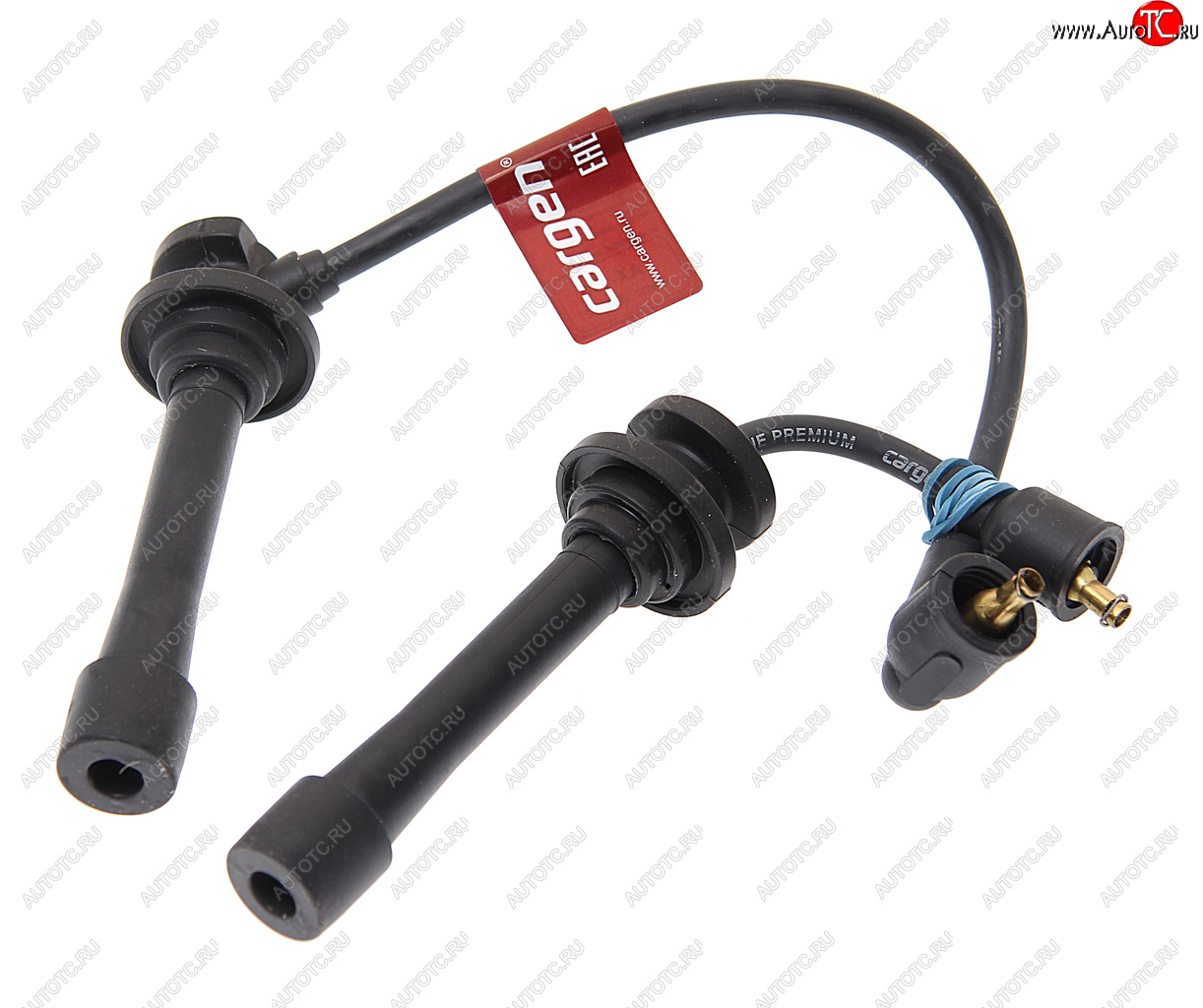 929 р. Провод высоковольтный KIA Rio (00-05) (1.5),Spectra (1.6) комплект (2шт.) CARGEN CARGEN ax118  с доставкой в г. Кемерово