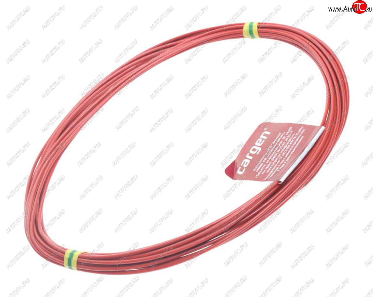 499 р. Провод монтажный ПВАМ 10м (сечение 1.5 кв.мм) красный CARGEN CARGEN ax3551  с доставкой в г. Кемерово