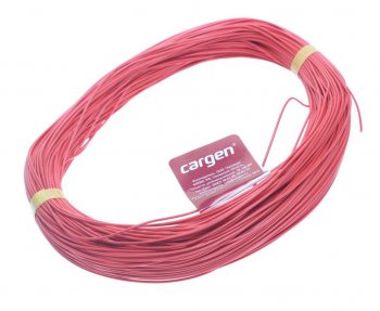 1 649 р. Провод монтажный ПВАМ 100м (сечение 0.5 кв.мм) красный CARGEN CARGEN ax3561001  с доставкой в г. Кемерово. Увеличить фотографию 1