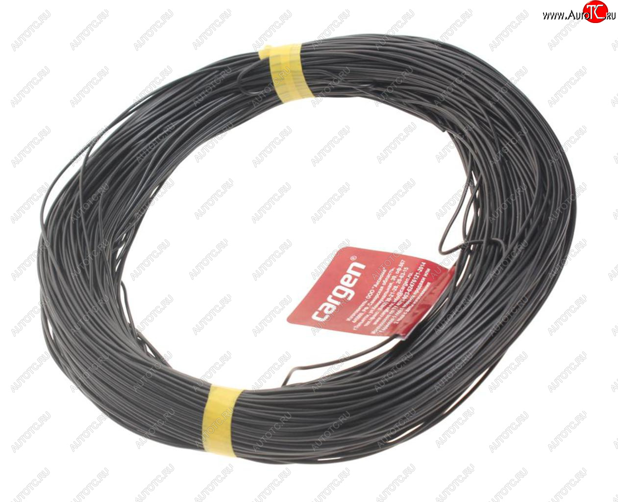 1 499 р. Провод монтажный ПВАМ 100м (сечение 0.5 кв.мм) черный CARGEN CARGEN ax3561002  с доставкой в г. Кемерово