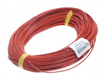 5 999 р. Провод монтажный ПВАМ 100м (сечение 2.5 кв.мм) красный CARGEN CARGEN ax3581001  с доставкой в г. Кемерово. Увеличить фотографию 1