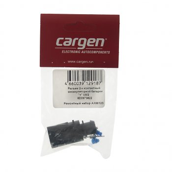 178 р. Разъем VW AUDI SEAT SKODA электрический 2-х контактный CARGEN CARGEN ax6612s  с доставкой в г. Кемерово. Увеличить фотографию 3