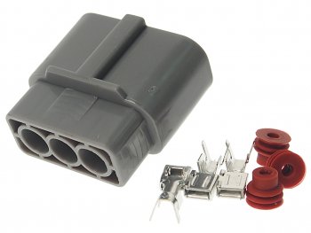 157 р. Разъем TOYOTA LEXUS A 3-х контактный (межжгутовые соединения) CARGEN CARGEN ax6743s  с доставкой в г. Кемерово. Увеличить фотографию 2