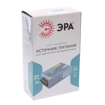 1 989 р. Блок питания светодиодной ленты 12V 150W IP20 ЭРА ЭРА б0044742  с доставкой в г. Кемерово. Увеличить фотографию 3