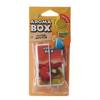 150 р. Ароматизатор подвесной картон высококапиллярный (тутти-фрутти) Aroma Box FOUETTE FOUETTE b-13  с доставкой в г. Кемерово. Увеличить фотографию 1