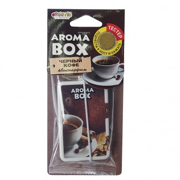 150 р. Ароматизатор подвесной картон высококапиллярный (кофе черный) Aroma Box FOUETTE FOUETTE b-14  с доставкой в г. Кемерово. Увеличить фотографию 1
