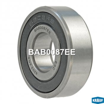 148 р. Подшипник генератора MITSUBISHI MAZDA TOYOTA (17x40x12мм) шариковый KRAUF KRAUF bab0087ee  с доставкой в г. Кемерово. Увеличить фотографию 2