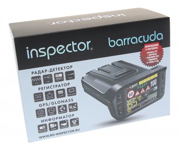 14 449 р. Видеорегистратор с радар-детектором GPS INSPECTOR INSPECTOR barracuda  с доставкой в г. Кемерово. Увеличить фотографию 5