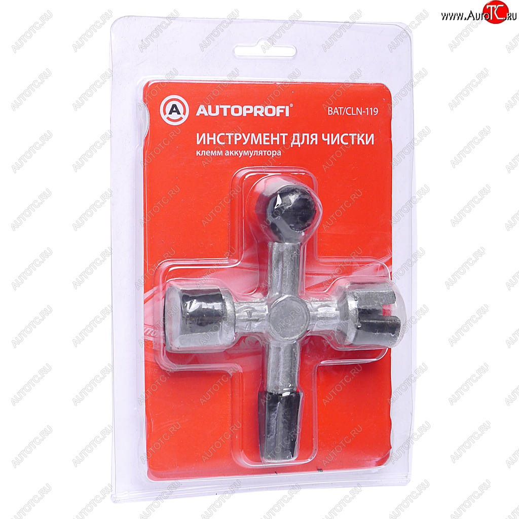 669 р. Щетка для очистки клемм АКБ AUTOPROFI AUTOPROFI batcln-119  с доставкой в г. Кемерово