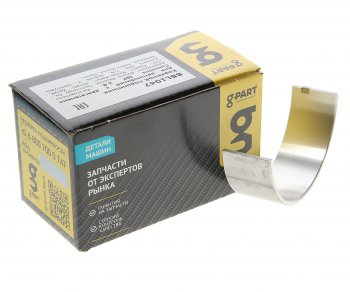 141 р. Вкладыш ГАЗ-3302 дв.CUMMINS ISF 2.8 коренной нижний d=0.00 (ОАО ГАЗ) G-PART bbl1047  с доставкой в г. Кемерово. Увеличить фотографию 2