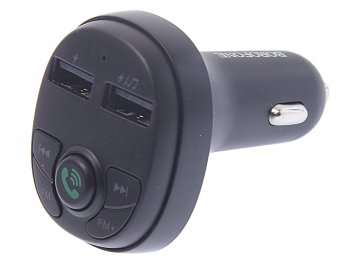 989 р. Устройство зарядное в прикуриватель с трансмиттером (bluetooth,hands free) BOROFONE BOROFONE bc26  с доставкой в г. Кемерово. Увеличить фотографию 1