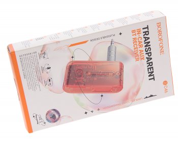 1 089 р. Адаптер Bluetooth автомобильный BOROFONE BOROFONE bc46 vitality orange  с доставкой в г. Кемерово. Увеличить фотографию 3