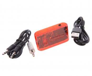 1 089 р. Адаптер Bluetooth автомобильный BOROFONE BOROFONE bc46 vitality orange  с доставкой в г. Кемерово. Увеличить фотографию 1