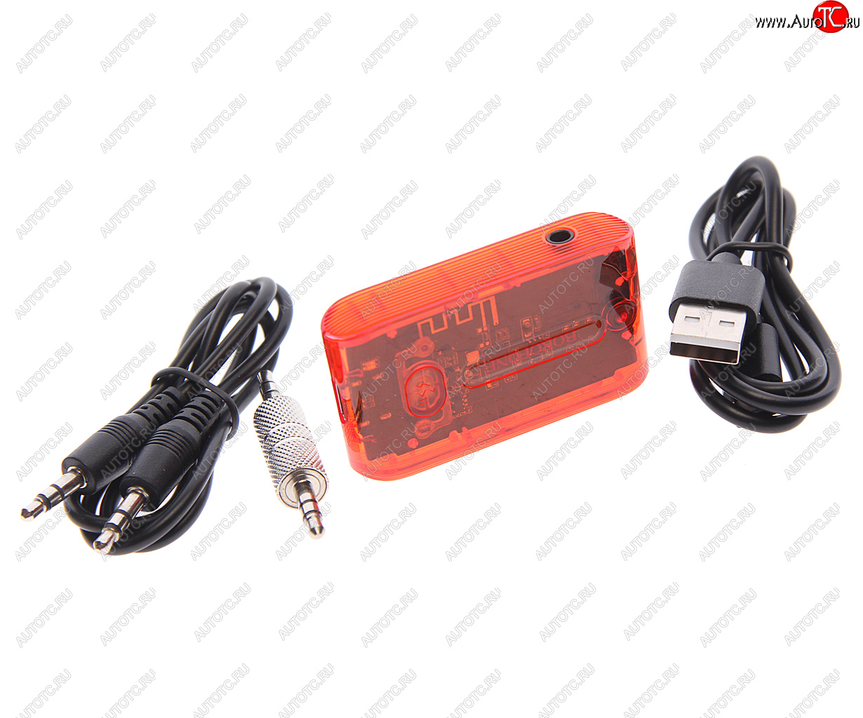 1 089 р. Адаптер Bluetooth автомобильный BOROFONE BOROFONE bc46 vitality orange  с доставкой в г. Кемерово