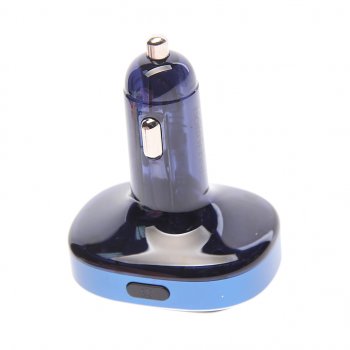 1 579 р. Устройство зарядное в прикуриватель с трансмиттером (bluetooth,hands free) черное BOROFONE BOROFONE bc47 dark blue  с доставкой в г. Кемерово. Увеличить фотографию 2