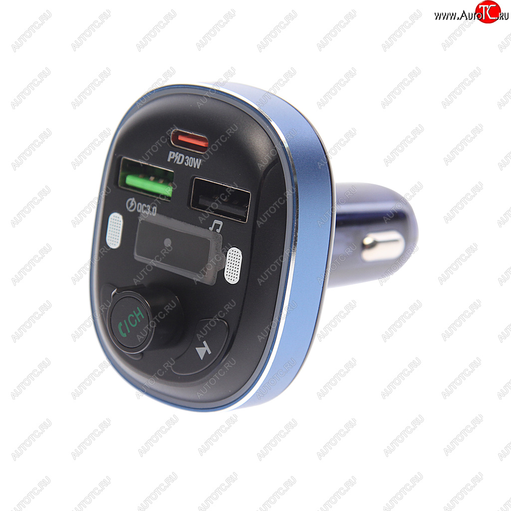 1 579 р. Устройство зарядное в прикуриватель с трансмиттером (bluetooth,hands free) черное BOROFONE BOROFONE bc47 dark blue  с доставкой в г. Кемерово