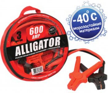 2 499 р. Провода для прикуривания 600А 3.0м ALLIGATOR ALLIGATOR bc-600  с доставкой в г. Кемерово. Увеличить фотографию 1