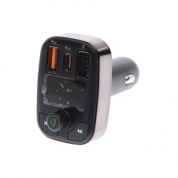1 699 р. Устройство зарядное в прикуриватель с трансмиттером (bluetooth,hands free) черное XO XO bcc06 black  с доставкой в г. Кемерово. Увеличить фотографию 1