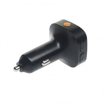 959 р. Устройство зарядное в прикуриватель с трансмиттером (bluetooth,hands free) черное XO XO bcc08 black  с доставкой в г. Кемерово. Увеличить фотографию 2