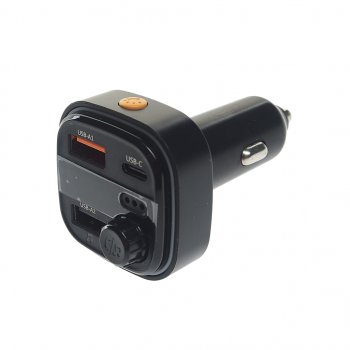 959 р. Устройство зарядное в прикуриватель с трансмиттером (bluetooth,hands free) черное XO XO bcc08 black  с доставкой в г. Кемерово. Увеличить фотографию 1